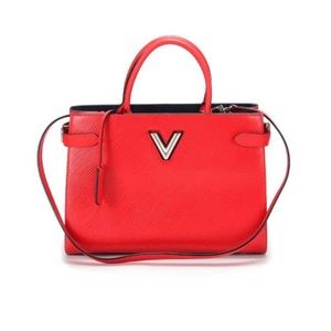 Louis Vuitton Twist Coquelicot Epi Leather Tote